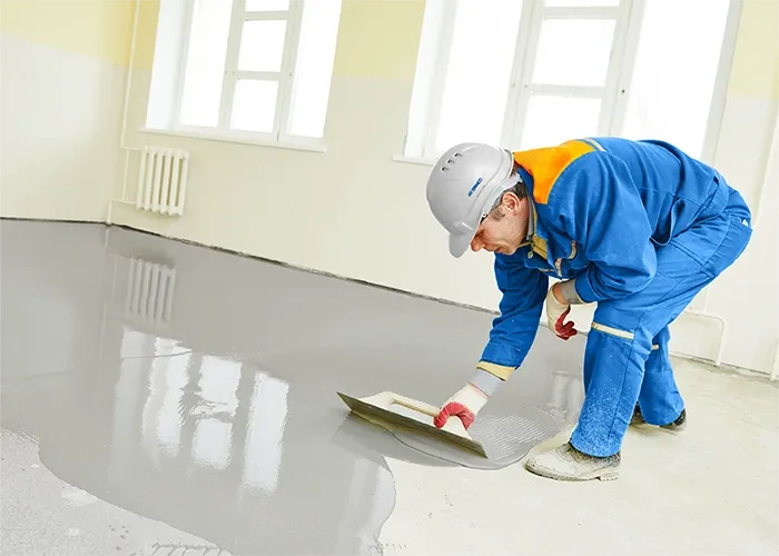Self leveling flooring کفپوش خود تراز